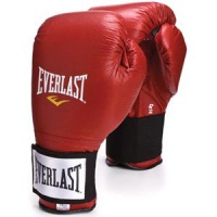 перчатки боксерские тренировочные everlast 141, 12 унций красные