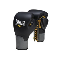 перчатки боксерские тренировочные everlast pro leather laced 18 унций