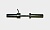 гриф гантельный олимпийский odb-20, ф50 мм, l-501 мм, хромированный